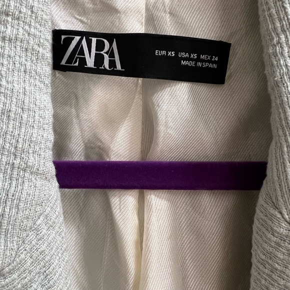 Zara Light Green/Teal Blazer Size XS - Picture 2 of 3